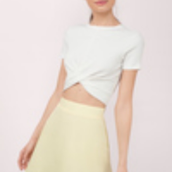 Tobi Yellow Around-The-Globe Skirt - Picture 5 of 8